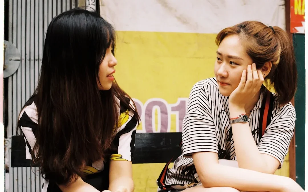 two friends repairing a friendship through honest conversation