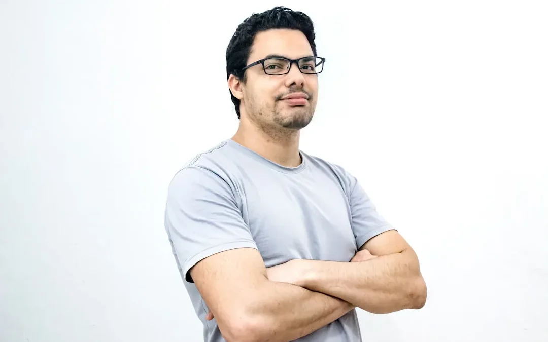 confident person setting a calm boundary in conversation