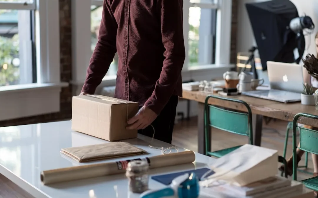support agent investigating a customer's missing parcel